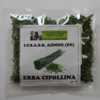 Erba cipollina essiccata macinata